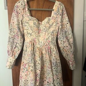 BARDOT LILA FLOUNCE DRESS